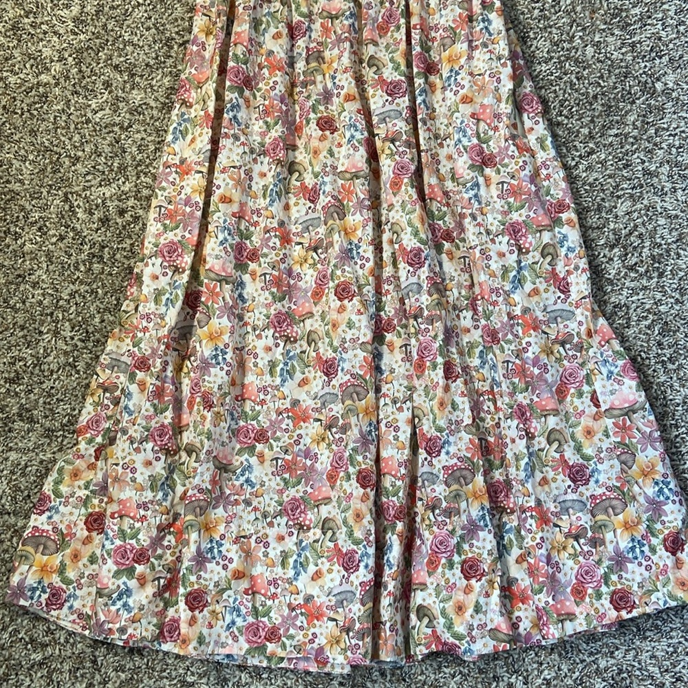 FOR LOVE & LEMONS THEODORA MIDI DRESS - PINK Size Medium - Picture 8 of 16
